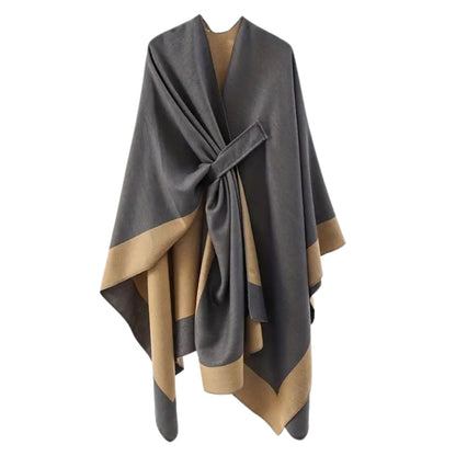 Fashionable Wrap Poncho Cape