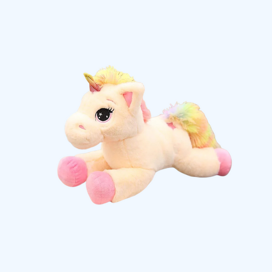 Cute Soft 80cm Unicorn Stuffed Animal Toy for Children - Luxicro