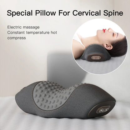 Contour Neck & Back Cushion - Warm Cervical Support Pillow