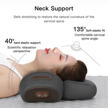 Contour Neck & Back Cushion - Warm Cervical Support Pillow