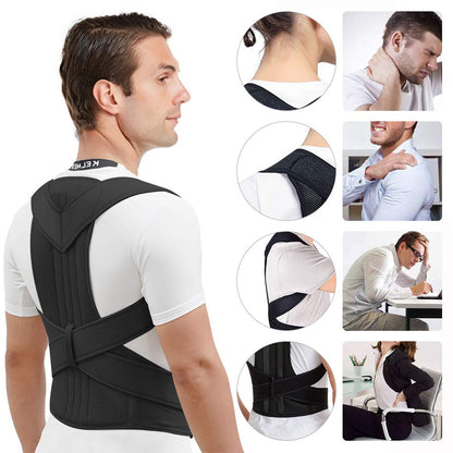 Adjustable Posture Corrector Back Support Device - Luxicro