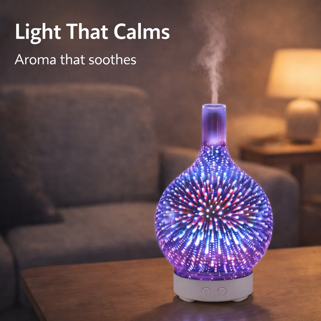 Compact Aroma Diffuser & Mist Humidifier