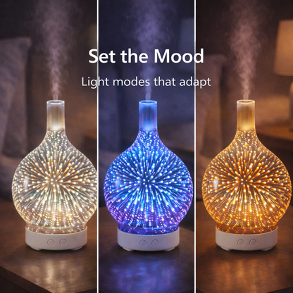 Compact Aroma Diffuser & Mist Humidifier
