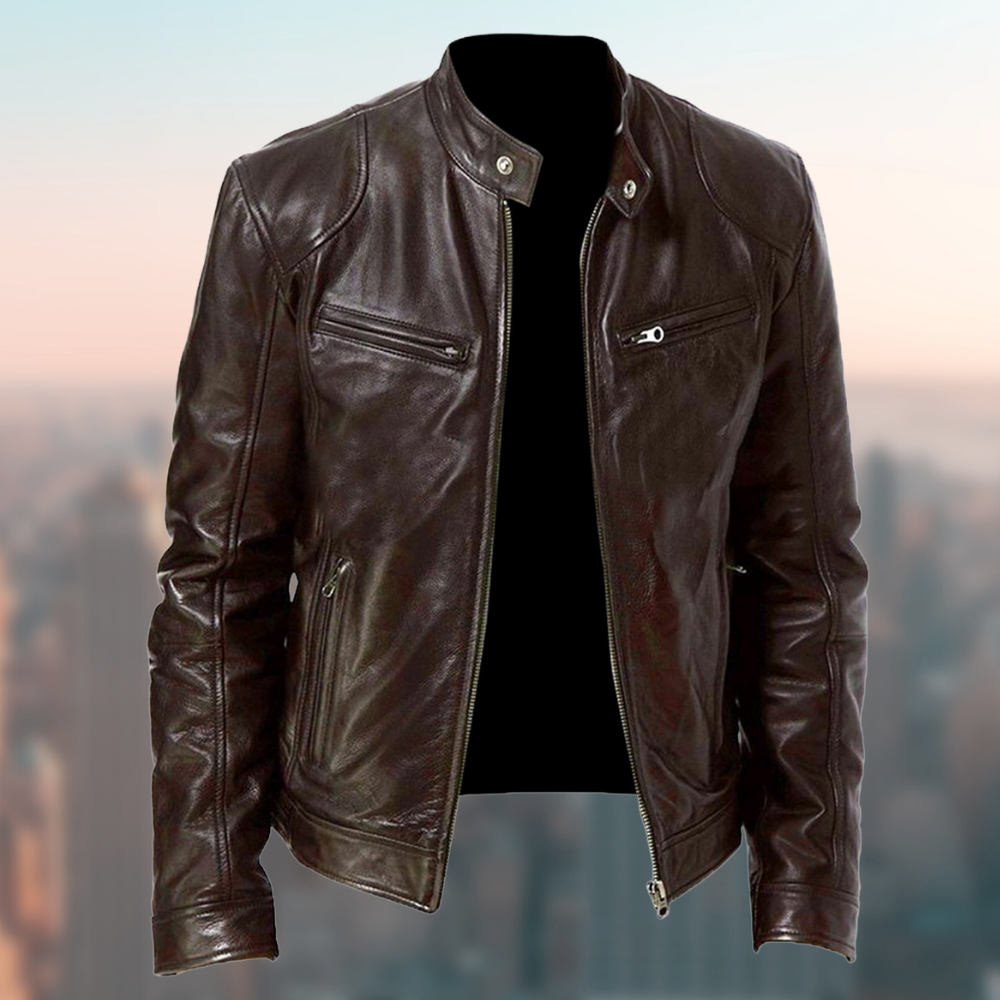 Authentic Leather Biker Jacket
