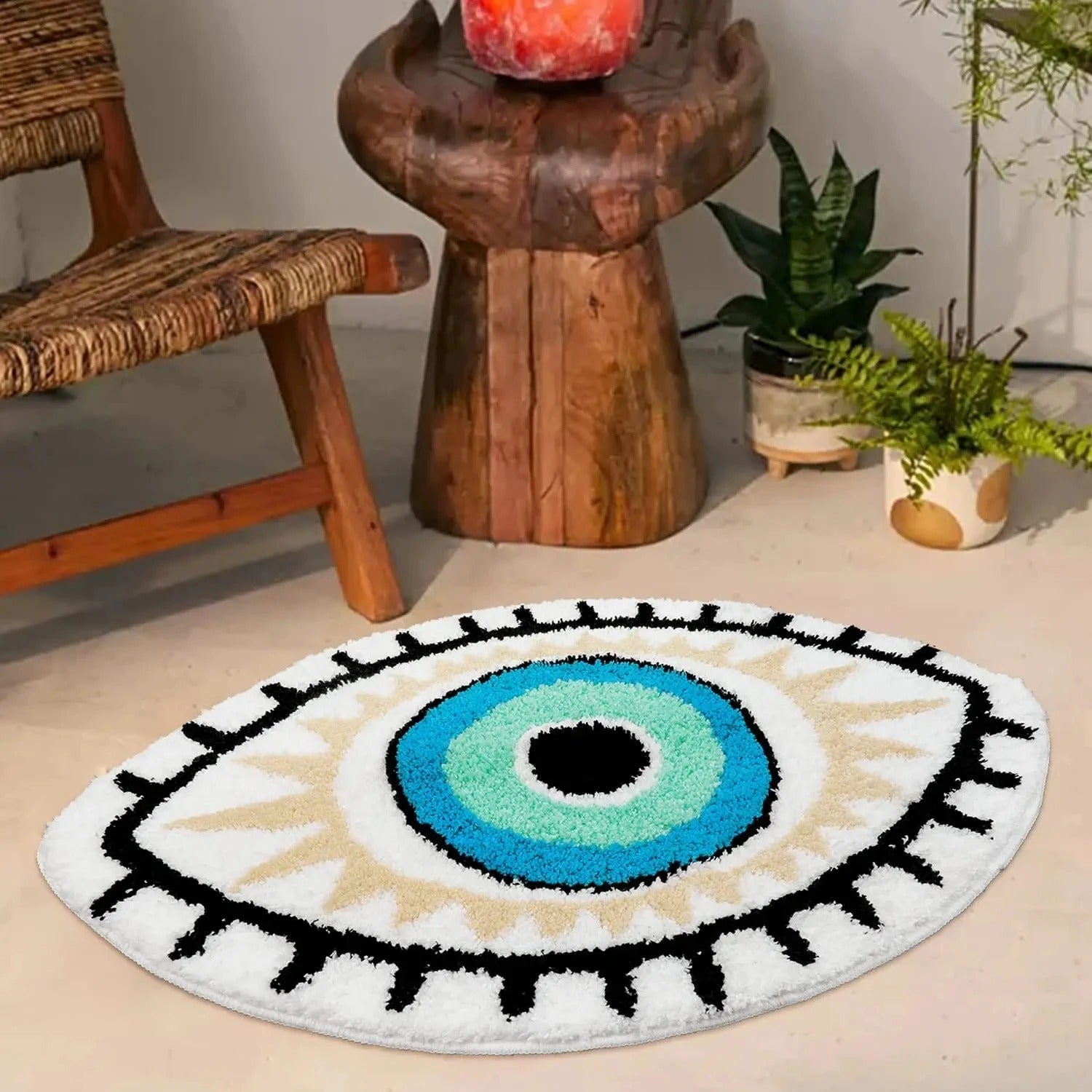 Protective Eye Mat – Soft Anti-Slip Bathroom Rug - Luxicro