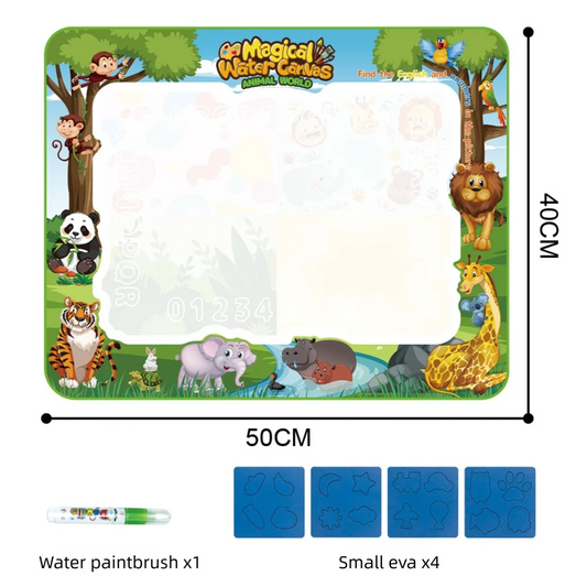 Big Kids Art Play Mat -Reusable Drawing Pad - Luxicro