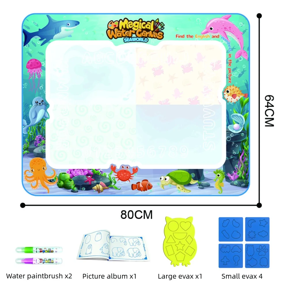 Big Kids Art Play Mat -Reusable Drawing Pad