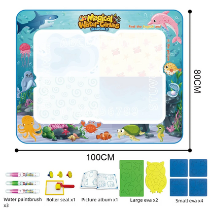 Big Kids Art Play Mat -Reusable Drawing Pad