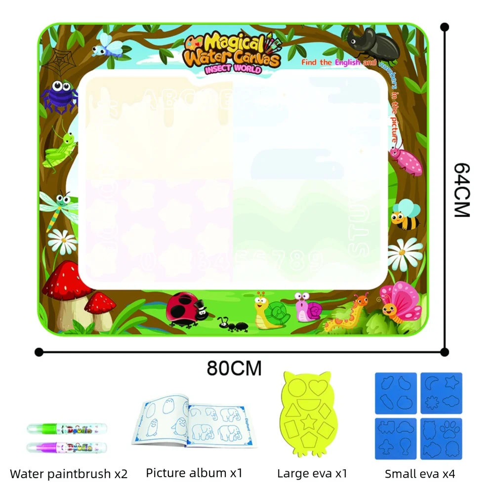 Big Kids Art Play Mat -Reusable Drawing Pad