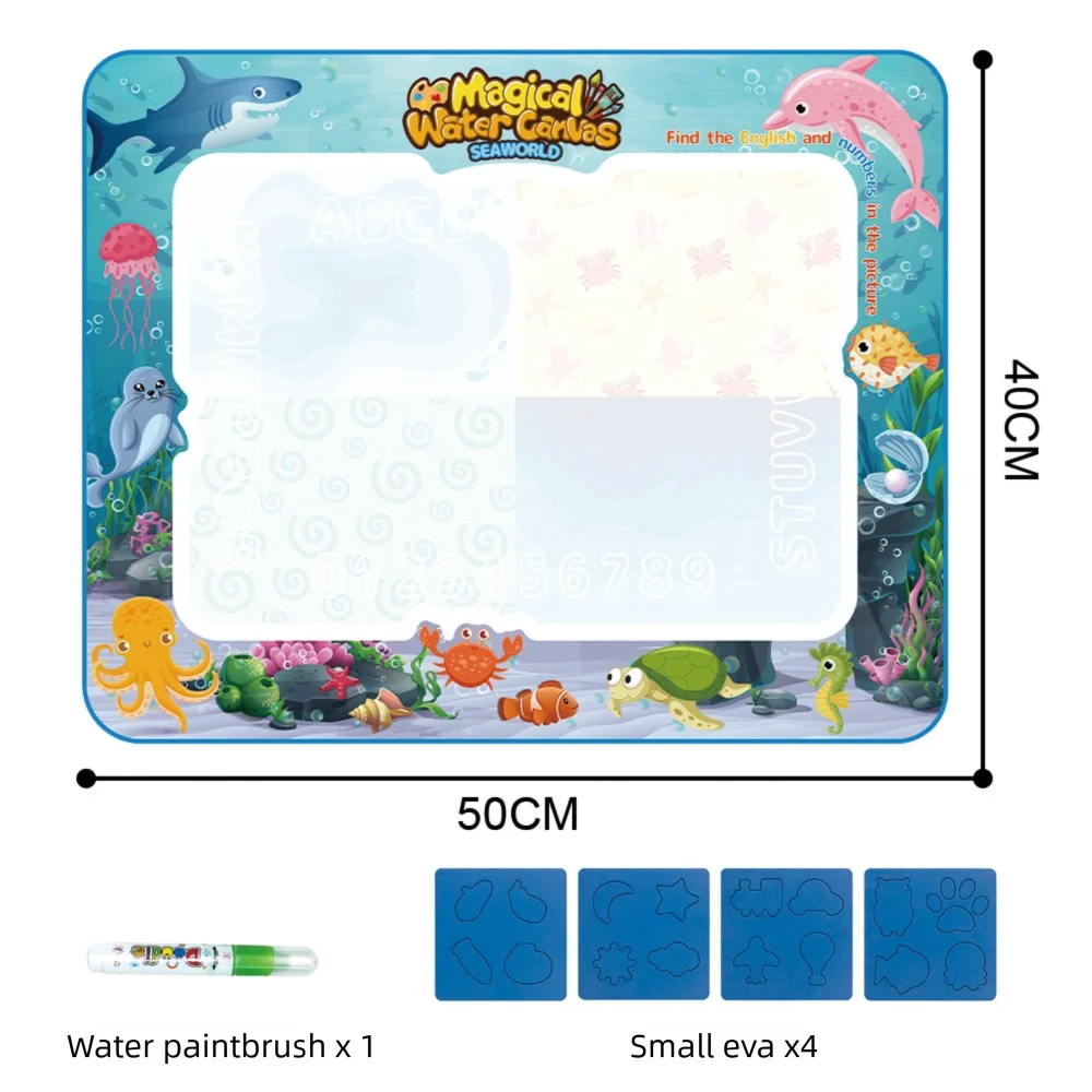 Big Kids Art Play Mat -Reusable Drawing Pad