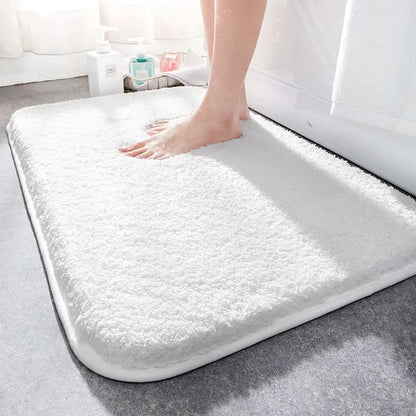Plush Microfiber Anti-Slip Bathroom Mat