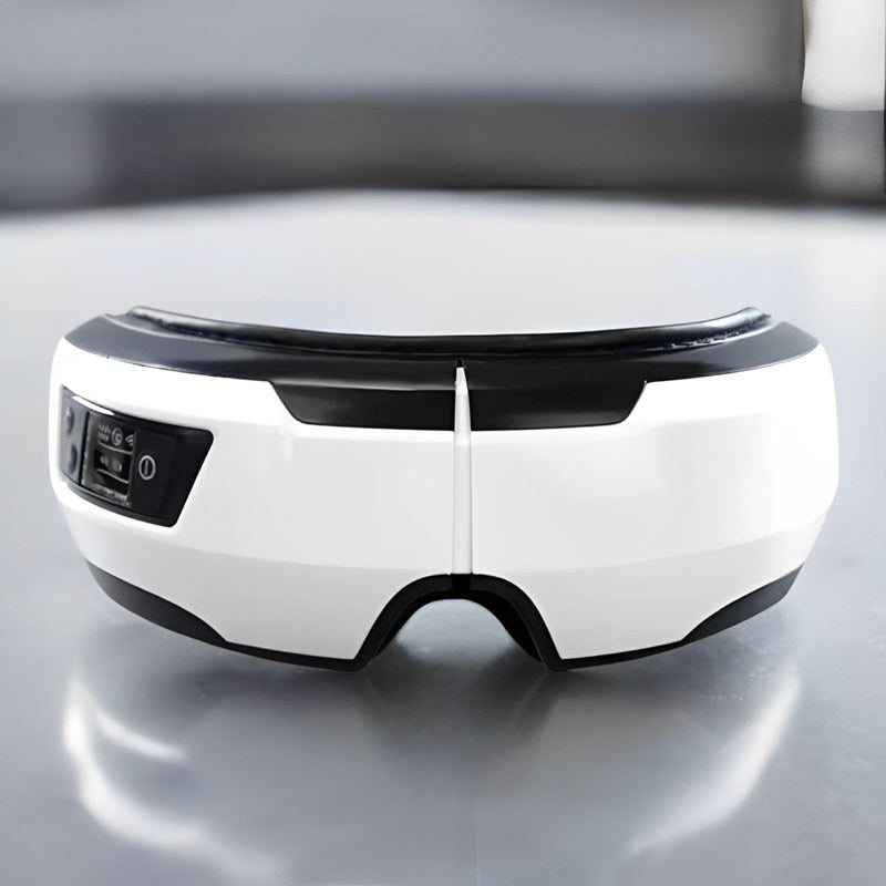 Compact Heated Eye Mask with Vibration and Music - Luxicro