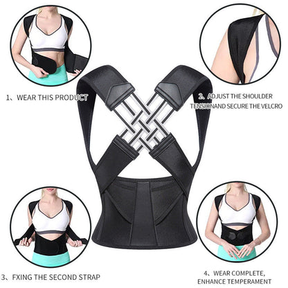 Comfortable Back Straightener and Posture Brace