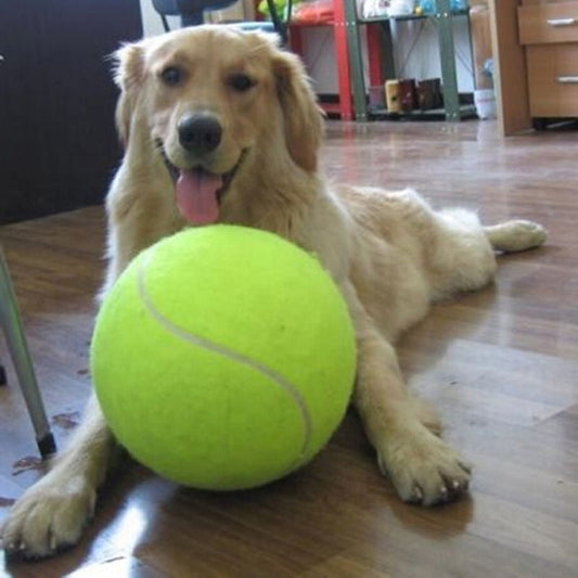 Big Dog Rubber Tennis Ball 9 Inch Diameter - Luxicro