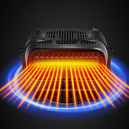 Compact 12V Car Heater and Fan - Luxicro