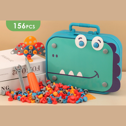 Premium Kids 3D Toolbox Set