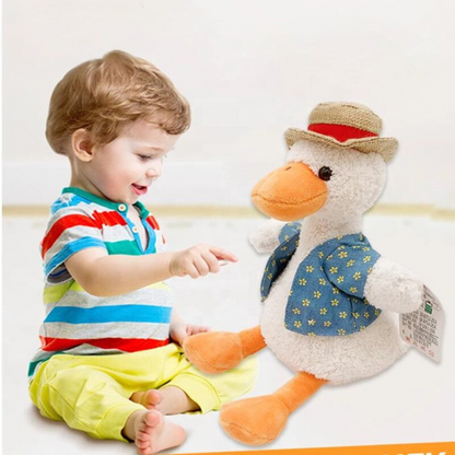 Fun Quacking Duck Toy with Cap