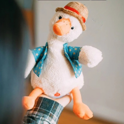 Fun Quacking Duck Toy with Cap