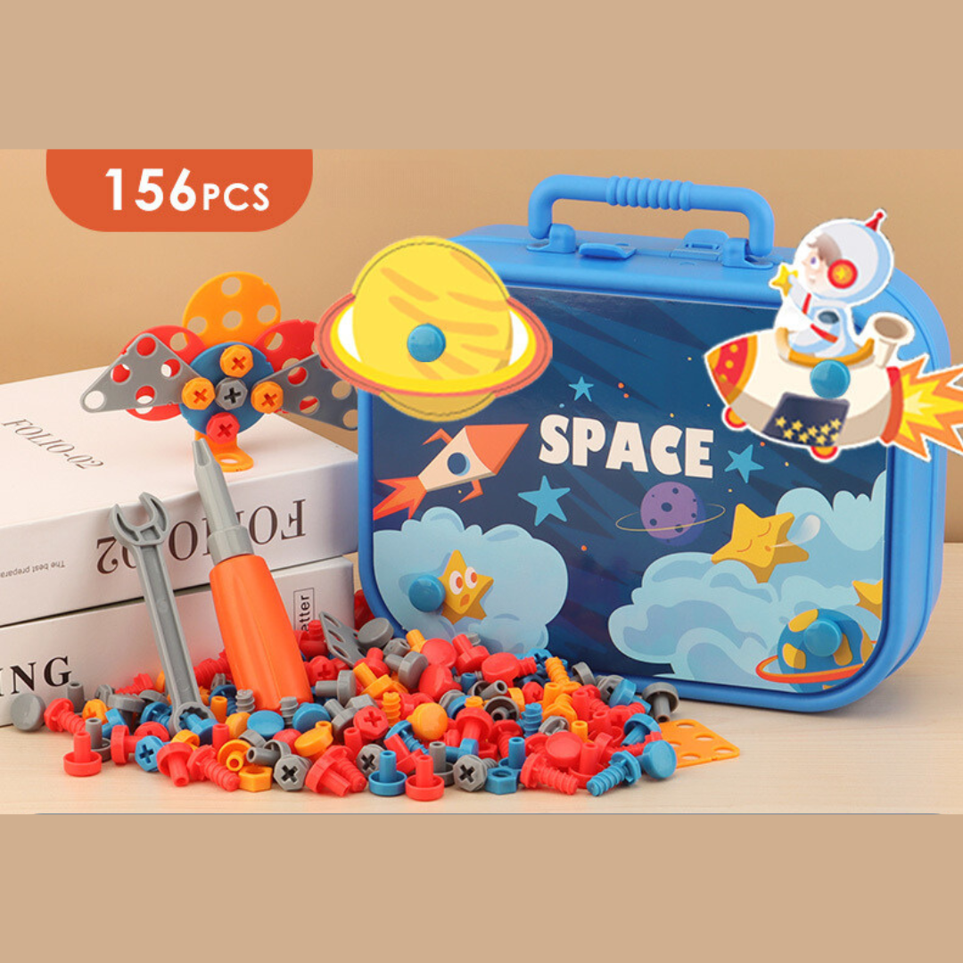 Premium Kids 3D Toolbox Set