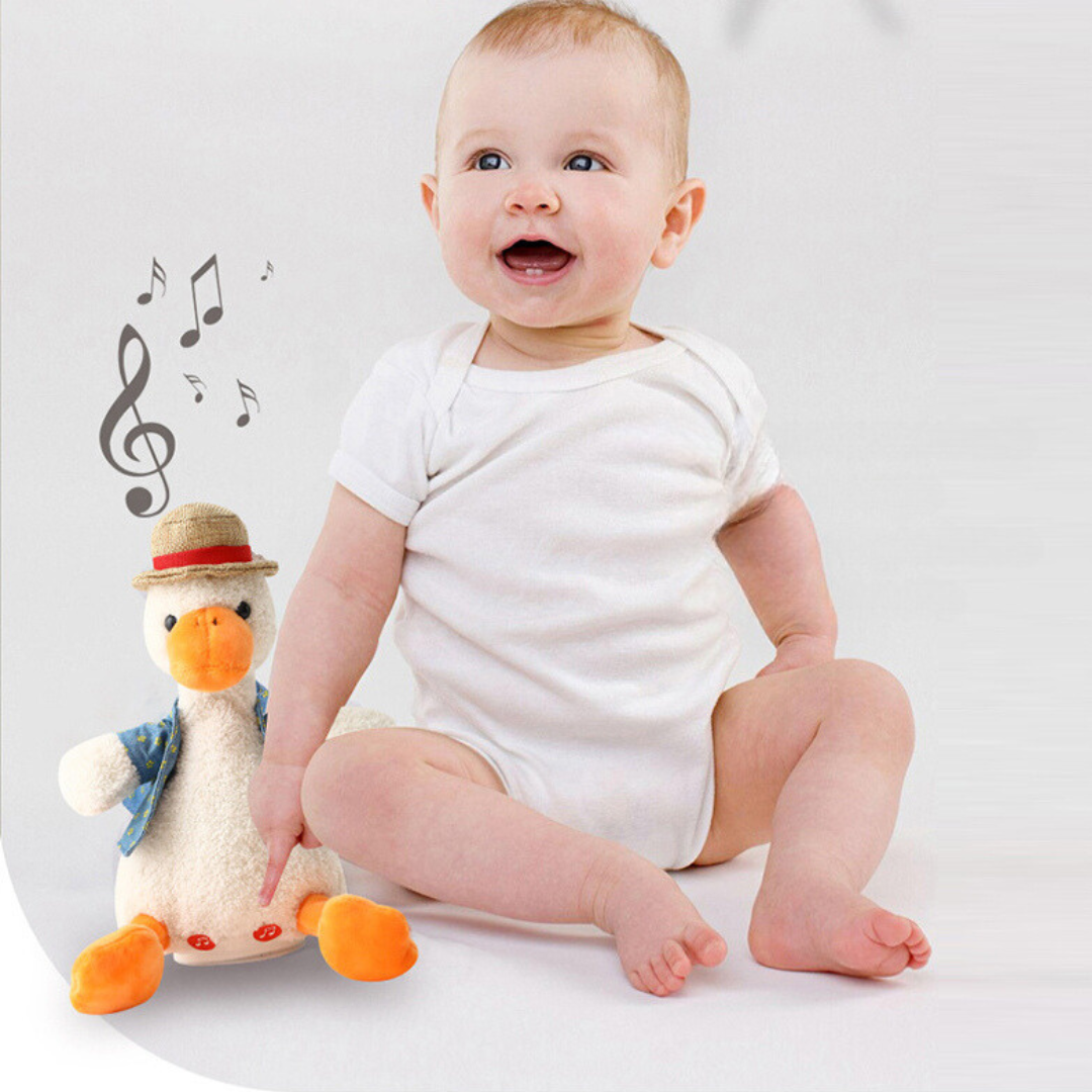 Fun Quacking Duck Toy with Cap - Luxicro