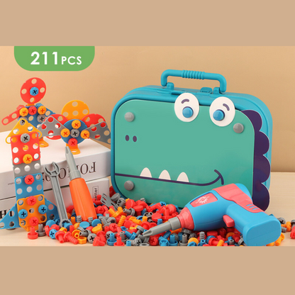 Premium Kids 3D Toolbox Set