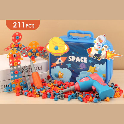 Premium Kids 3D Toolbox Set