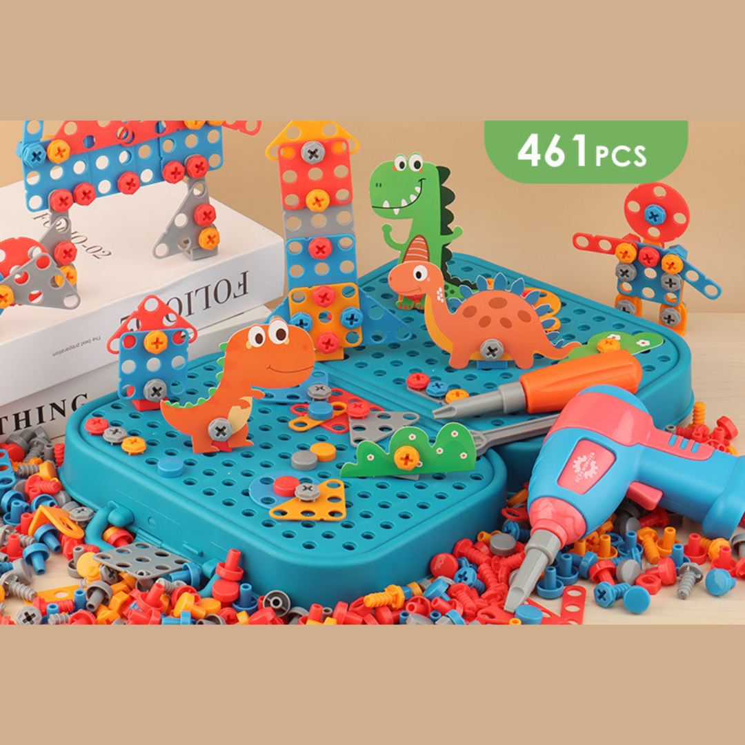 Premium Kids 3D Toolbox Set
