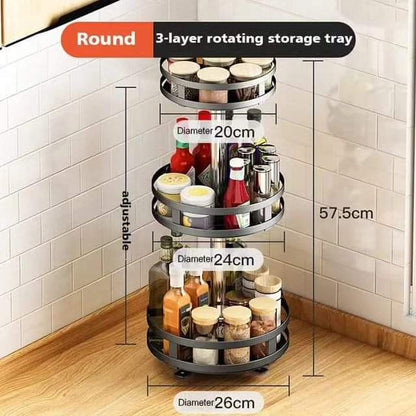 Space Saving 3 Level Spice Organizer Rack