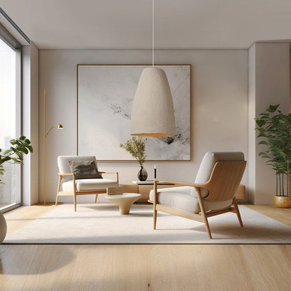 Minimalist Japanese Style Pendant Lamp With Soft Light