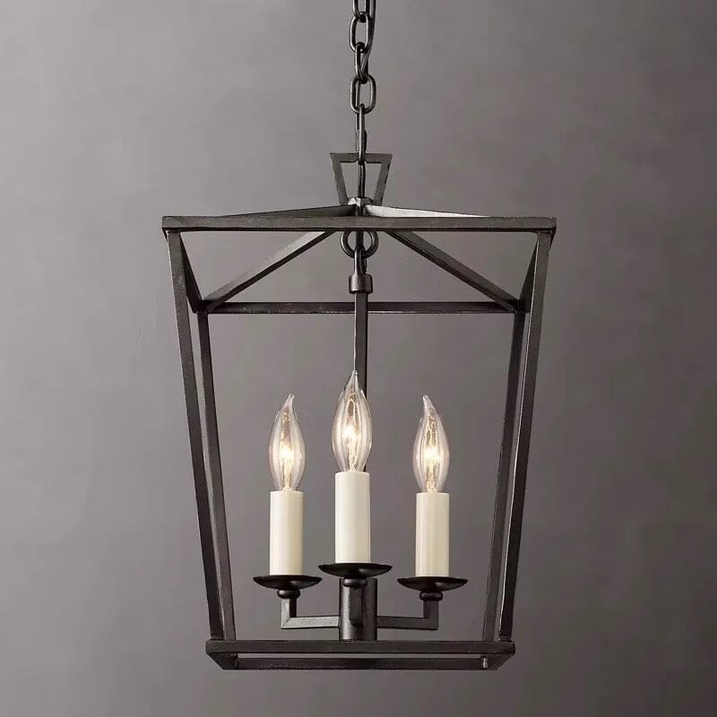 Vintage Metal Lantern Pendant Lighting for Dining Areas
