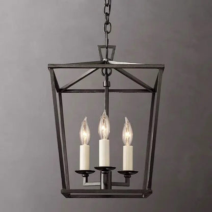 Vintage Metal Lantern Pendant Lighting for Dining Areas