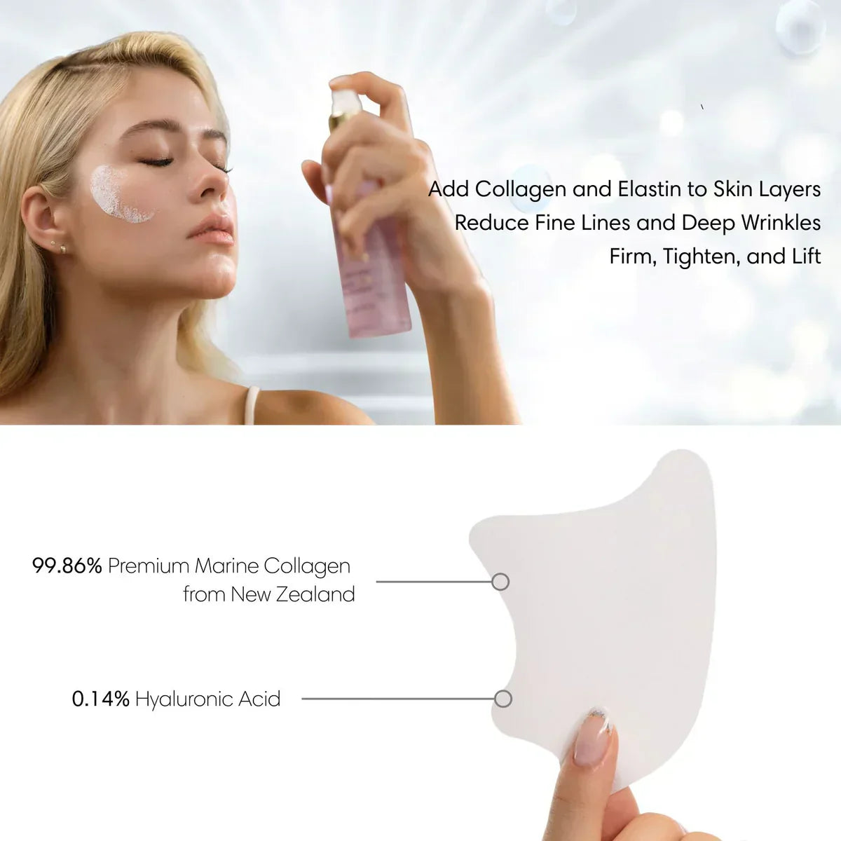 Advanced Collagen Face Mask: Deep Hydrating Anti Aging