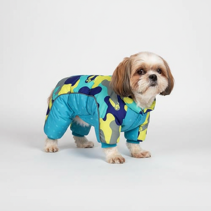 Warm Waterproof Dog Snow Jacket with Reflective Strips