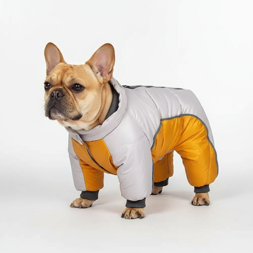 Warm Waterproof Dog Jacket with Reflective Tape