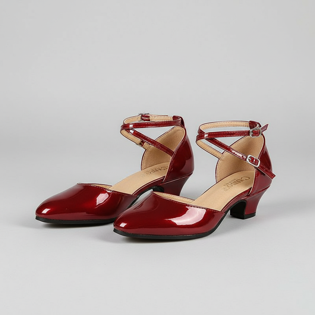 Comfortable Block Heel Ankle Shoes
