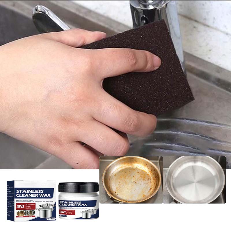 Powerful Steel Cleaning Wax Paste