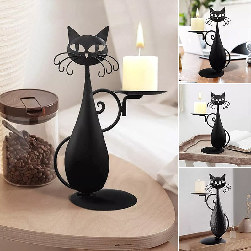 Cute Cat Candle Holder