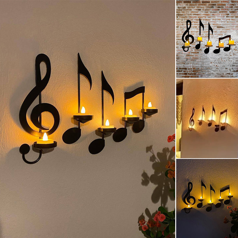 Decorative Music Theme Candle Stand