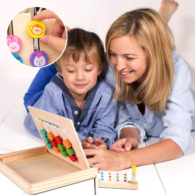 Challenging Wooden 3D Puzzle Game