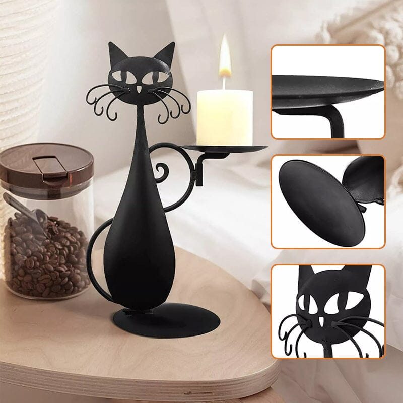 Cute Cat Candle Holder