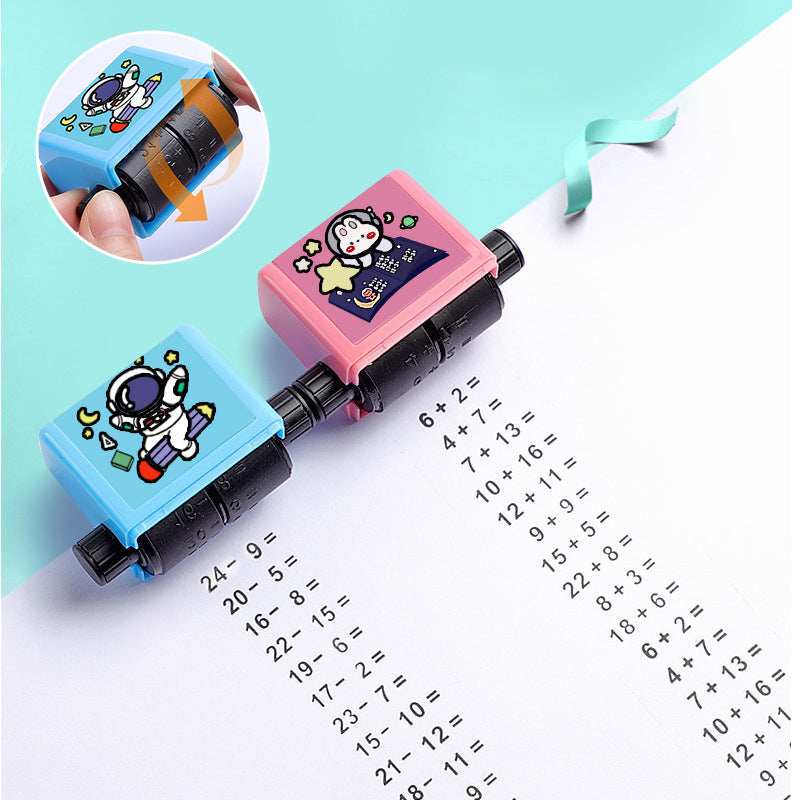 Colorful Learning Stamp Roller Tool