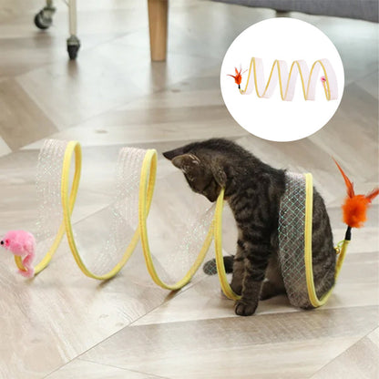 Collapsible Cat Play House Tunnel