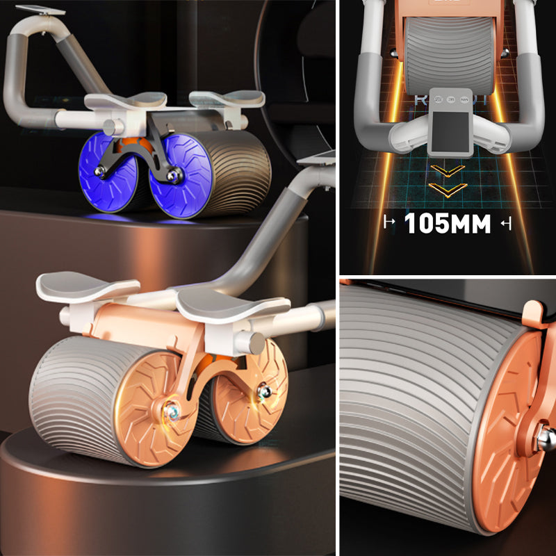 Compact Ab Exercise Wheel Roller