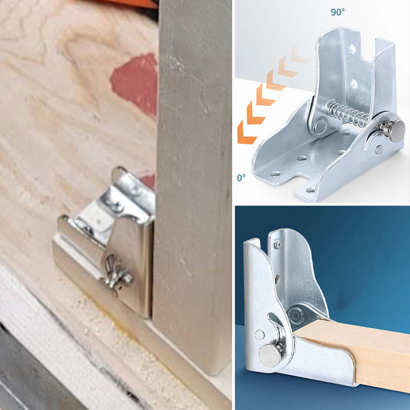 Durable 90 Degree Easy Lock Folding Hinge - Luxicro