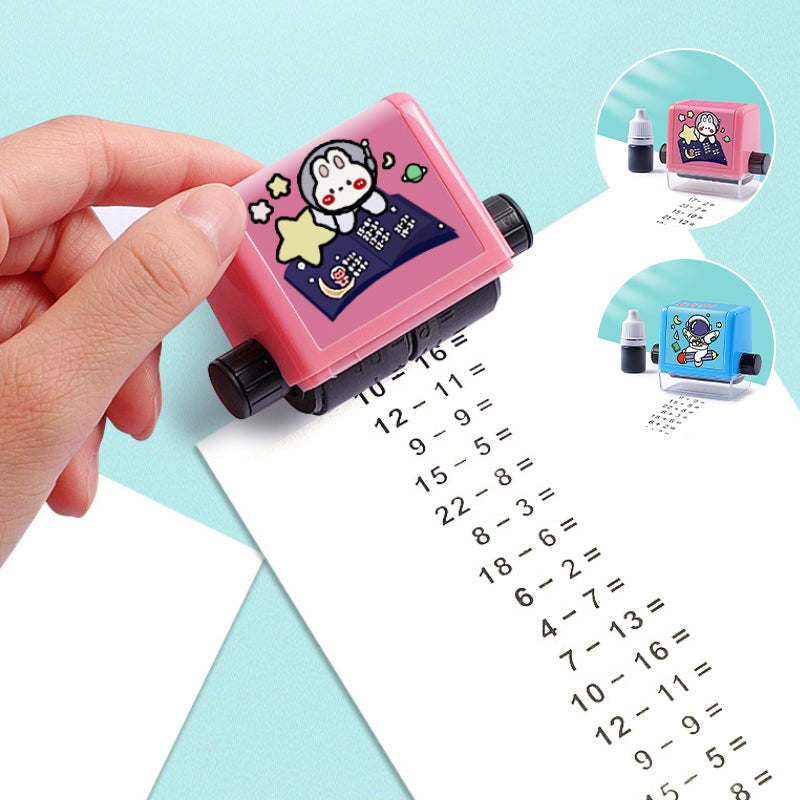 Colorful Learning Stamp Roller Tool