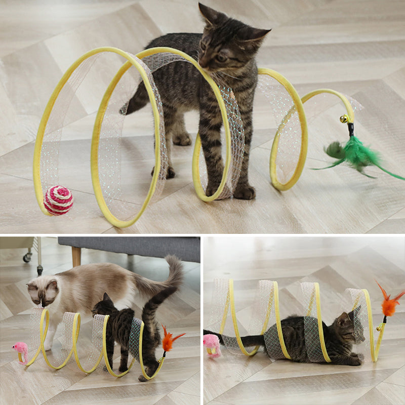 Collapsible Cat Play House Tunnel
