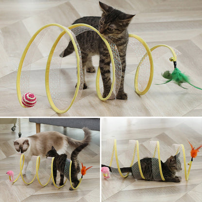 Collapsible Cat Play House Tunnel