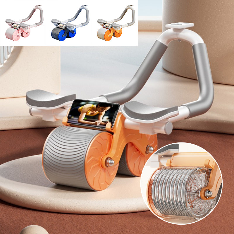 Compact Ab Exercise Wheel Roller