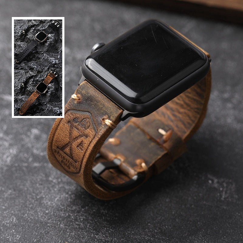 Authentic Premium Apple Watch Leather Band
