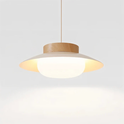 Simple White Pendant Dining Light
